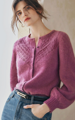 Nathan Mohair Blend Cardigan