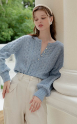 Paisley Mohair Sweater