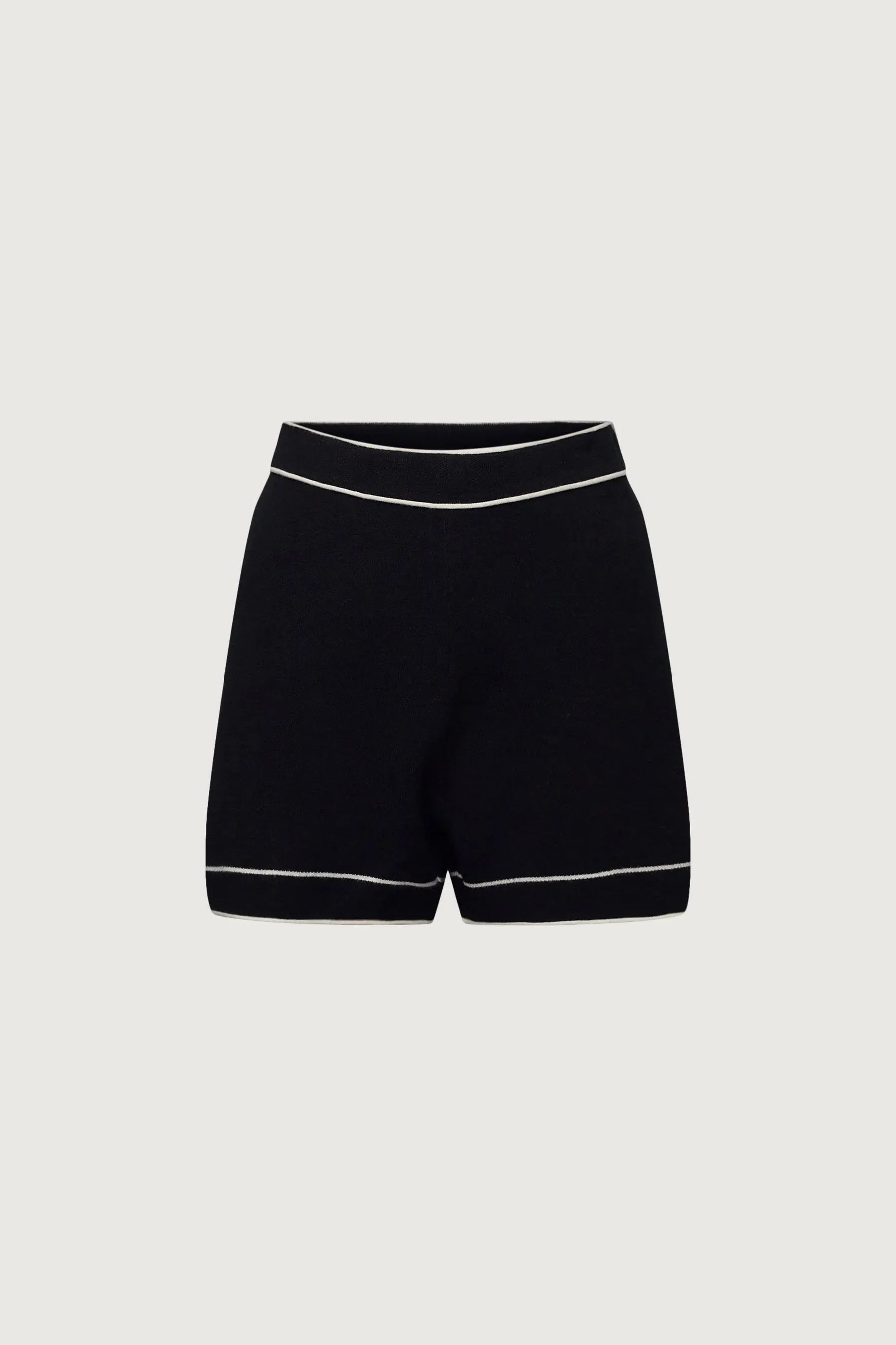Contrast Trim Knit Short