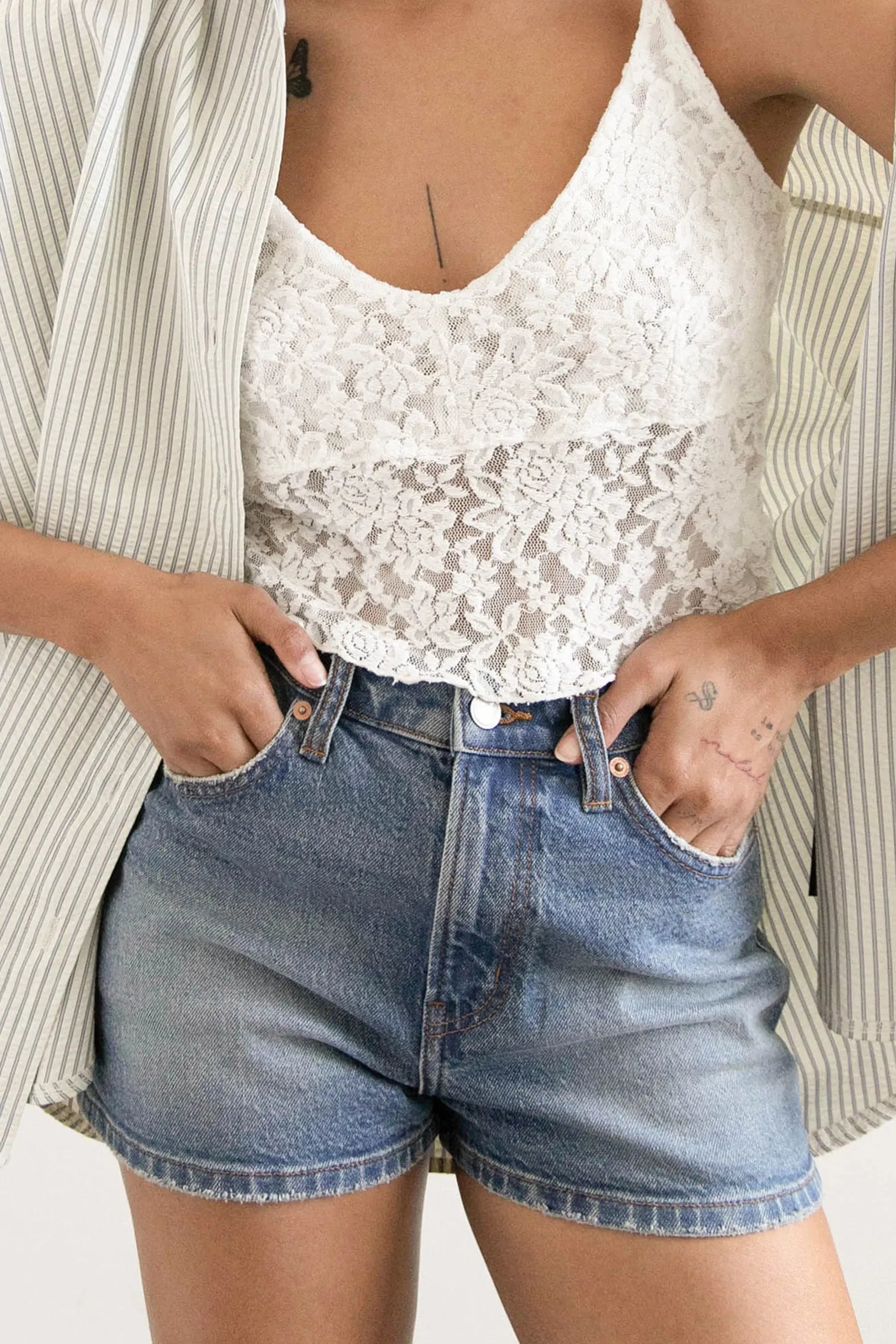 Denim Micro Short
