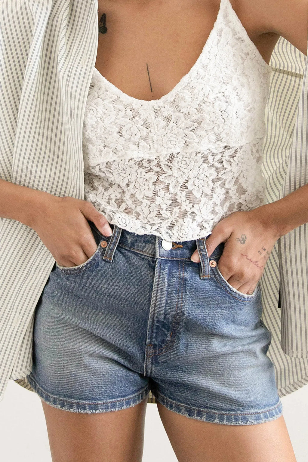 Denim Micro Short