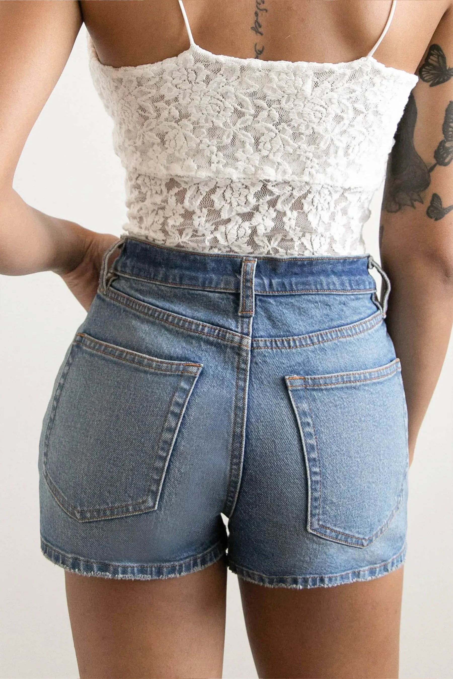 Denim Micro Short