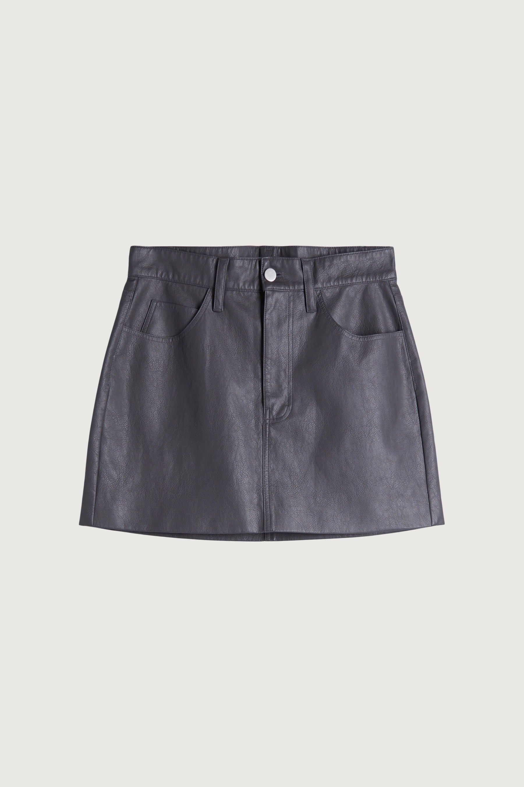 Vegan Leather Mini Skirt
