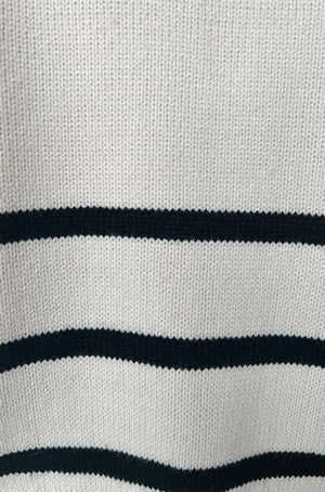 Collared Stripe Sweater