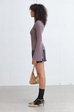 Square Neck Bell Sleeve Sweater