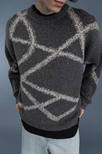 Spray Paint Effect Sweater