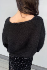 Relaxed Fit V-neck Sweater