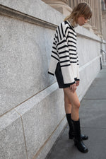 Striped Turtleneck Sweater