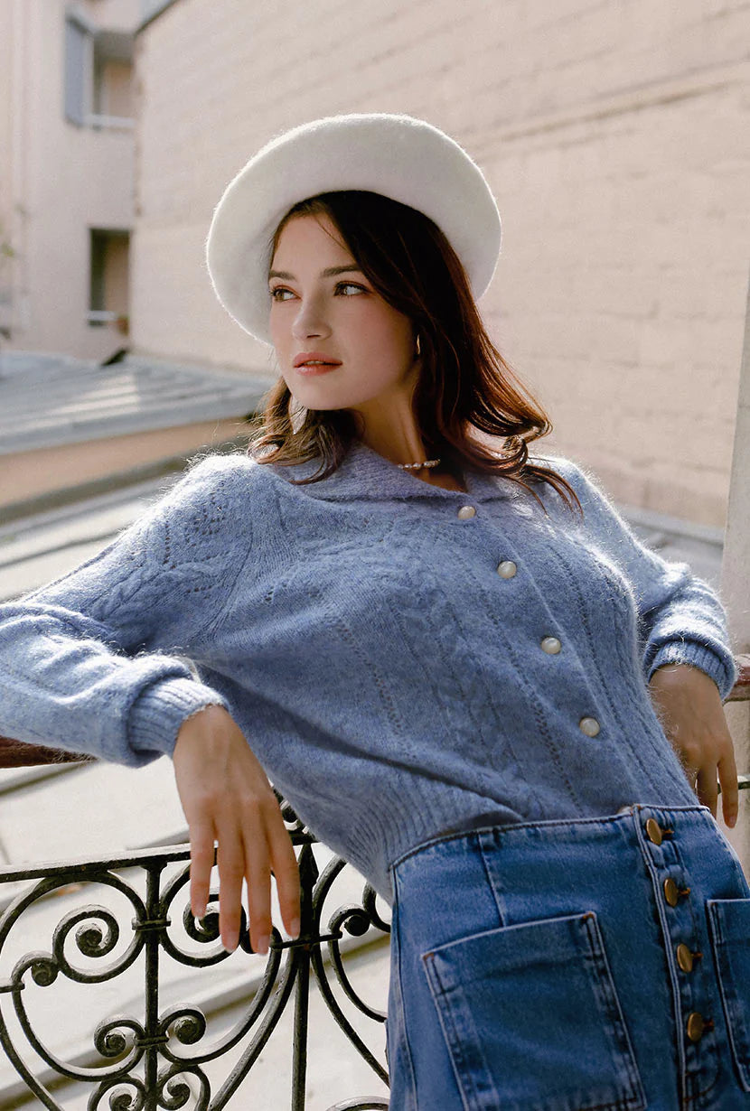 ADORA Comfy Fuzzy Sweater Cardigan