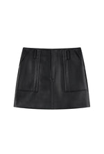 Andy Faux Leather Skirt