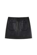 Andy Faux Leather Skirt