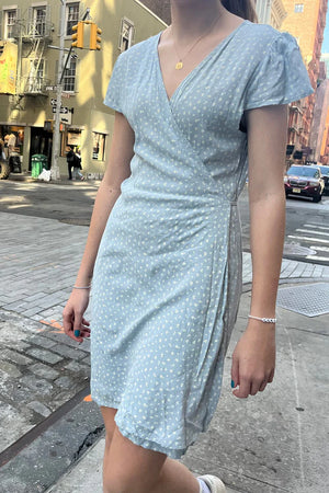 Robbie Wrap dress Elephant Clouds Apparel Robbie Wrap dress Elephant Clouds Apparel