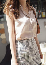Button Collared Blouse