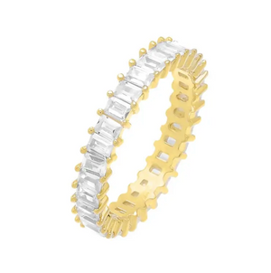 Thin Baguette Eternity Band