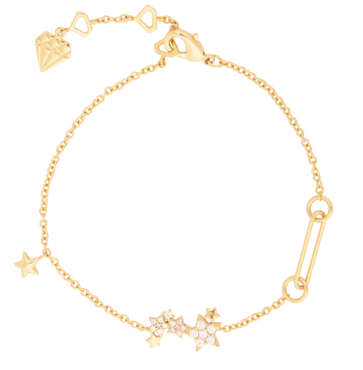 Wish Upon The Stars Gold Bracelet
