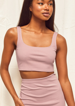 Ribbed Bodycon Two-Piece Dress