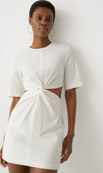 Cut-Out Waist Mini Dress