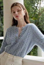 Paisley mohair sweater
