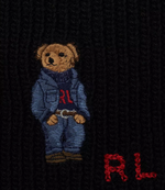 Embroidered Bear Scarf