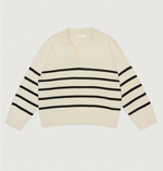 Striped Collared Sweater