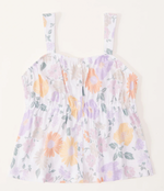 Girls Button-through Cinched Tank