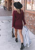 Claire Cut-Out Sweater Dress