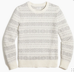 Fair Isle crewneck sweater