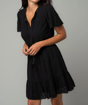 Brynn Eyelet Mini Dress – Elephant Clouds Apparel