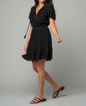 Brynn Eyelet Mini Dress Elephant Clouds Apparel Brynn Eyelet Mini Dress Elephant Clouds Apparel
