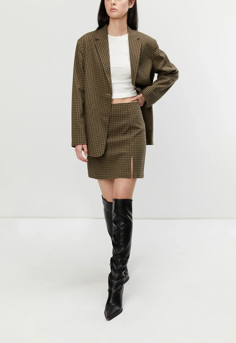 Houndstooth Blazer