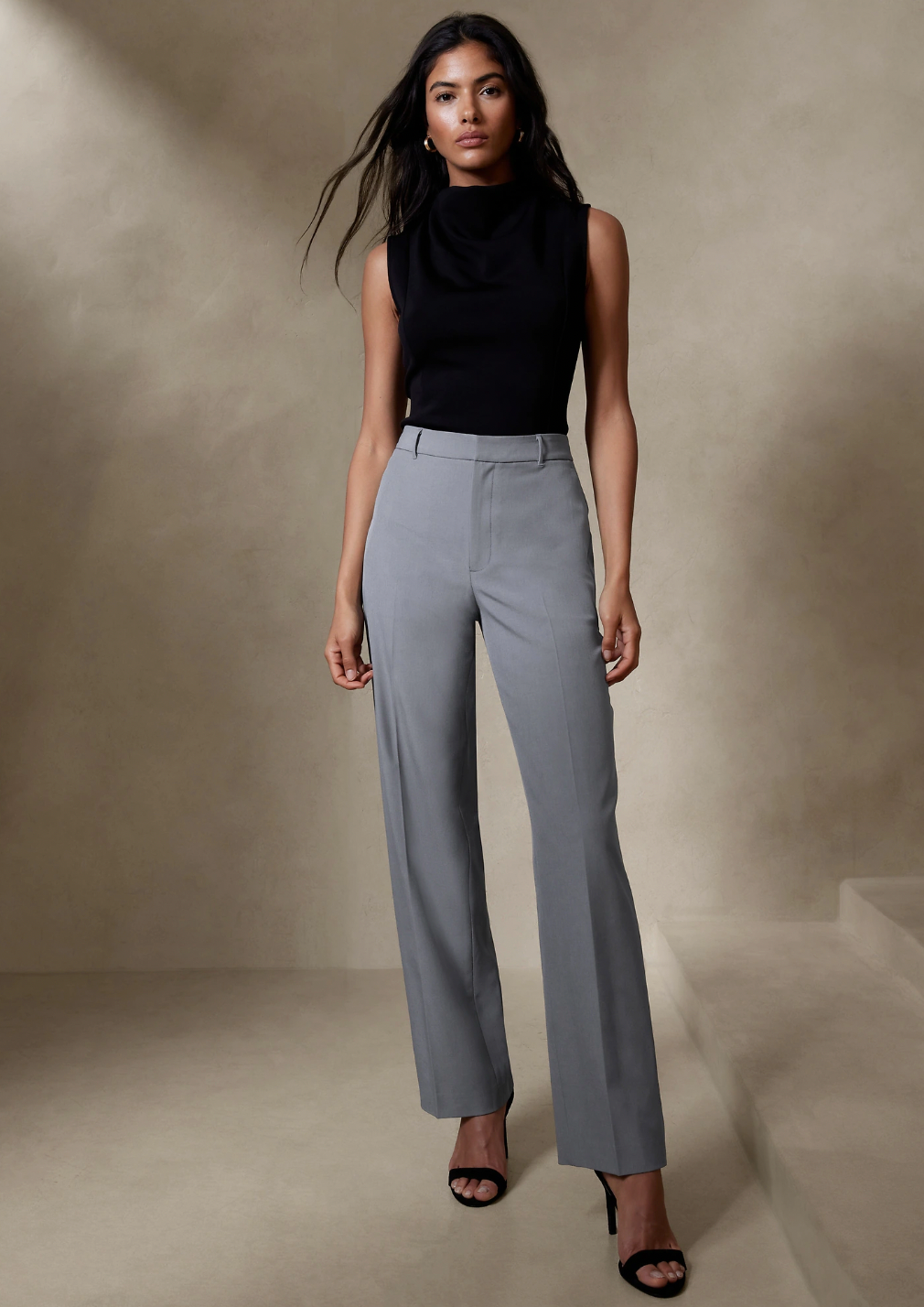 High Rise Sculpted Straight Pants