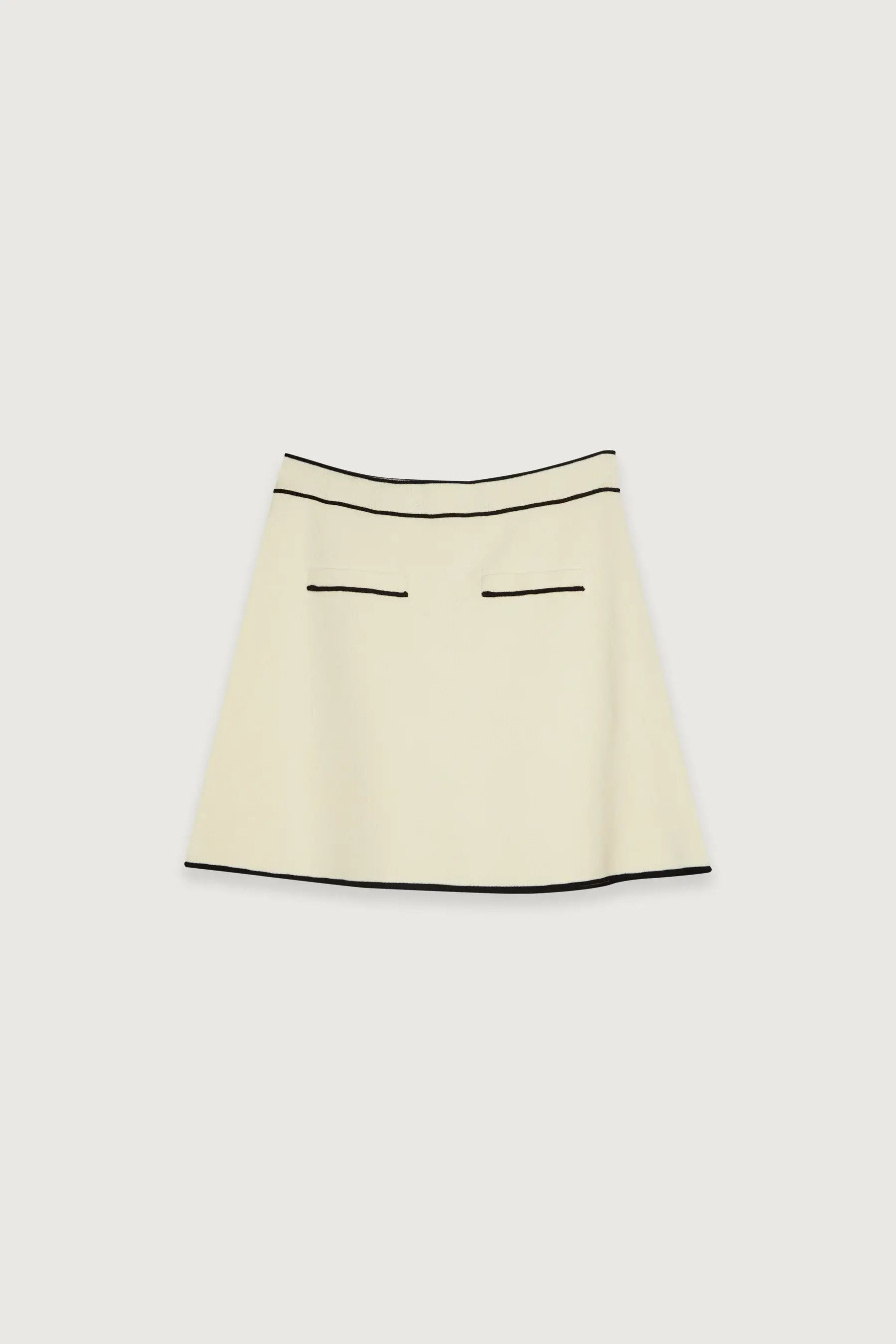 Cropped Knit Blouse + Skirt Set