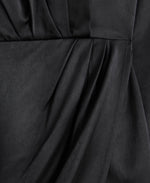 Satin Drapey Shirt Dress