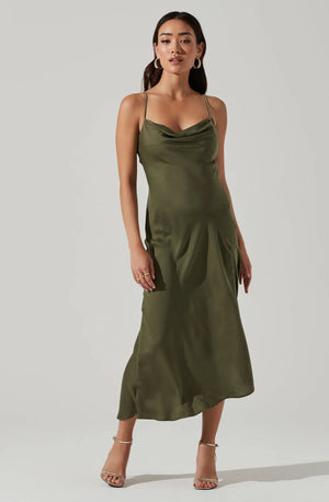 Gaia Midi Dress Elephant Clouds Apparel Gaia Midi Dress Elephant Clouds Apparel
