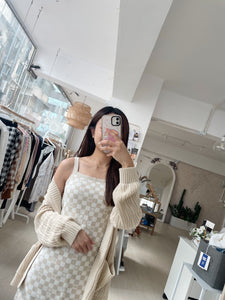 Girls Pattern Sweater Dress