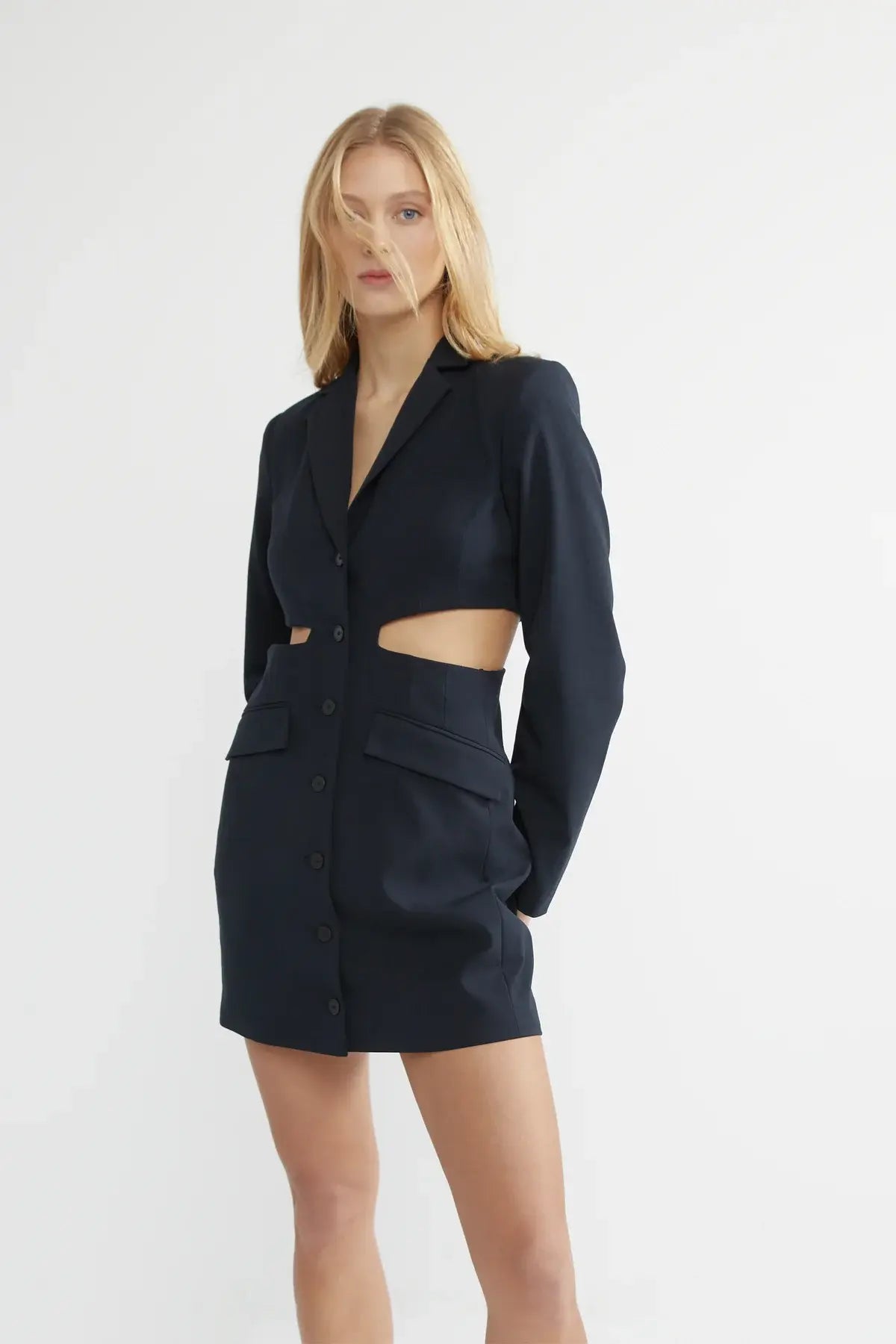 Blazer Cut-Out Dress