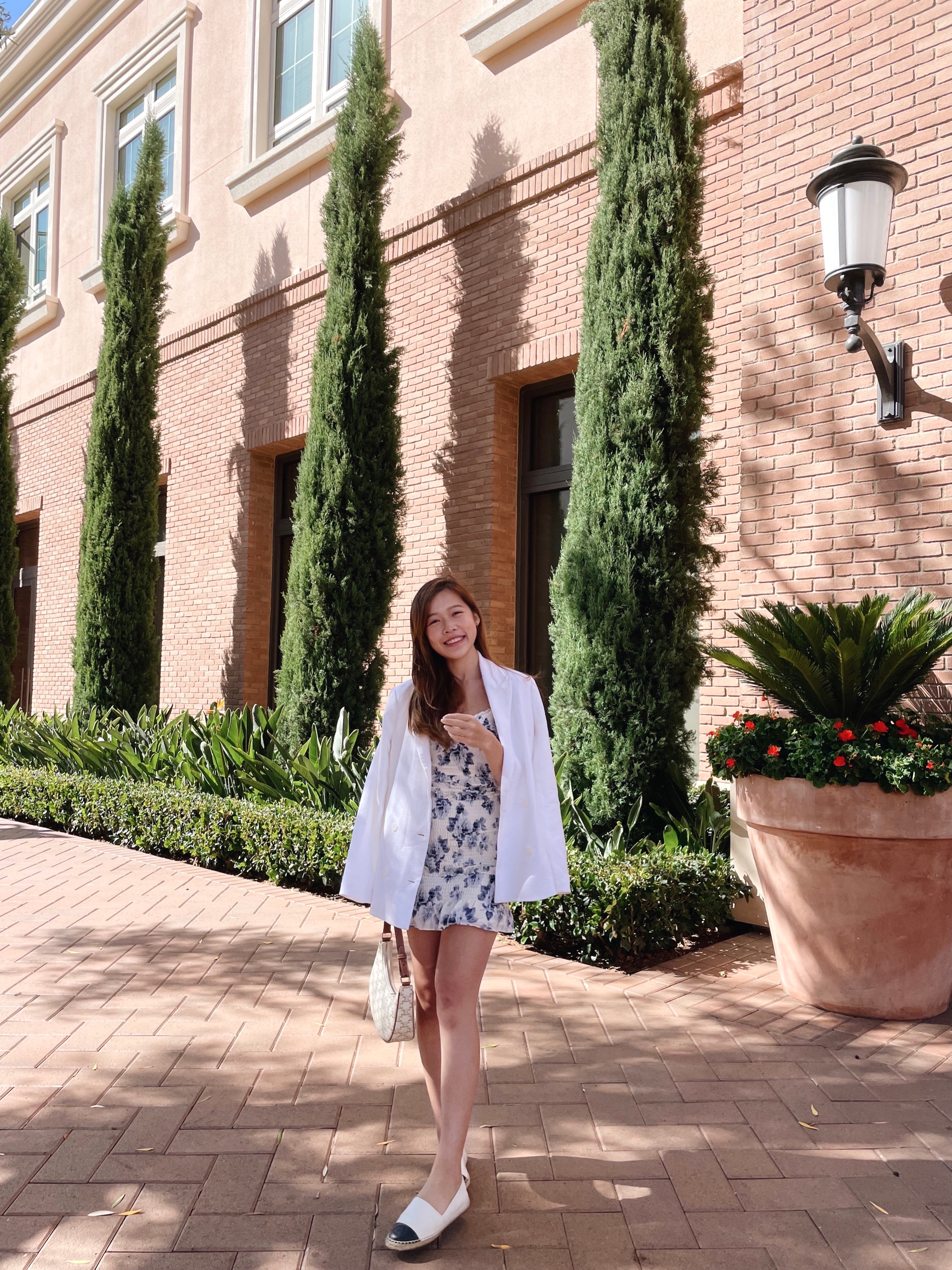 Floral Smocked Mini Dress