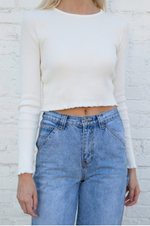 Cropped Knit Top