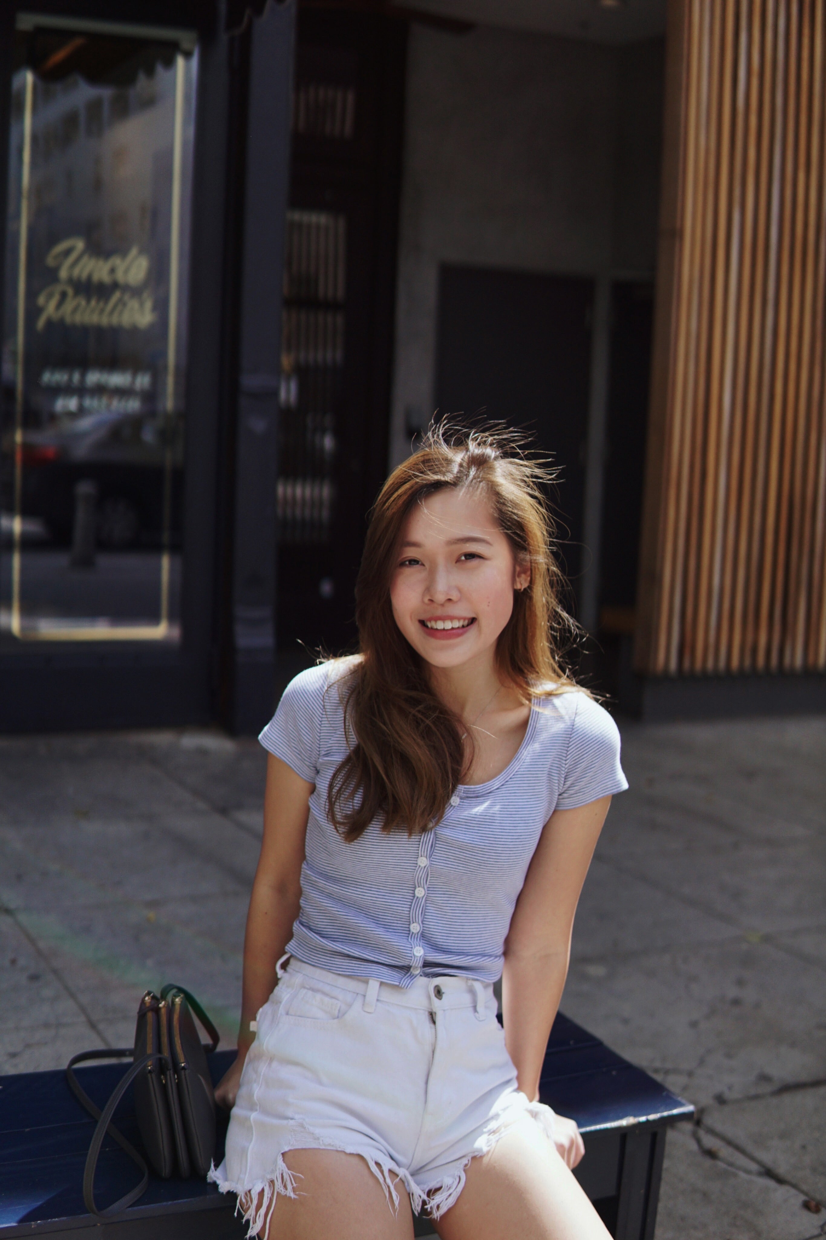 Striped Ribbed Top