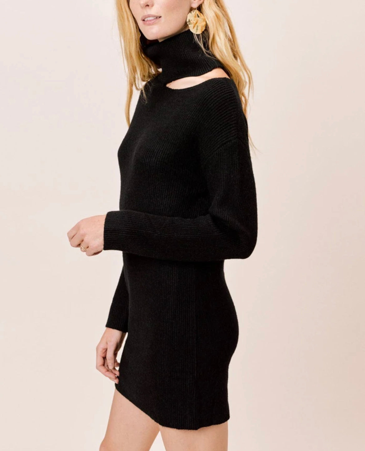 Claire Cut-Out Sweater Dress