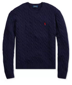 Men Cable Wool-Cashmere Sweater