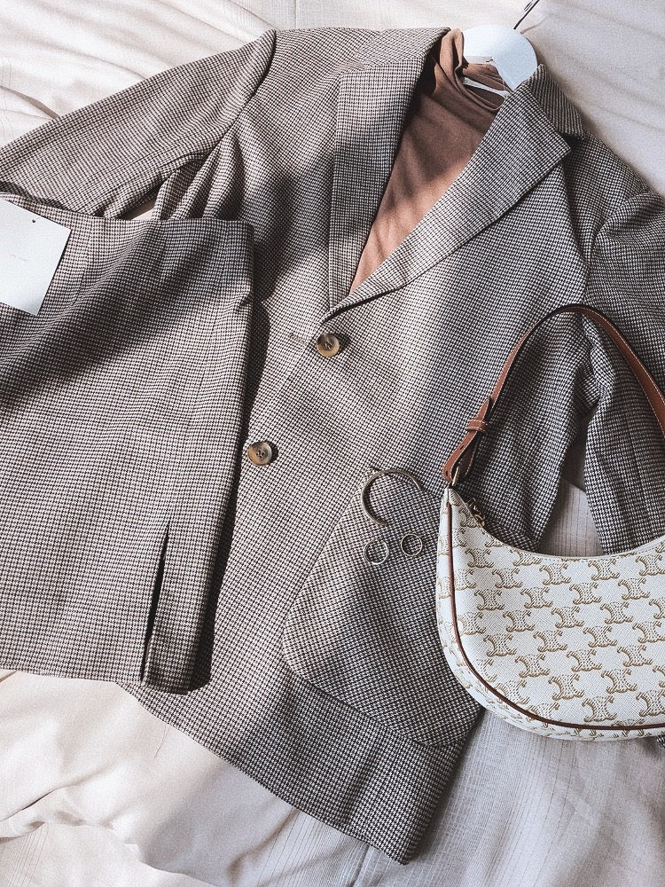 Houndstooth Blazer