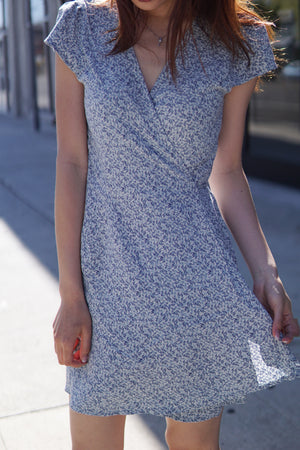 Robbie Wrap dress Elephant Clouds Apparel Robbie Wrap dress Elephant Clouds Apparel