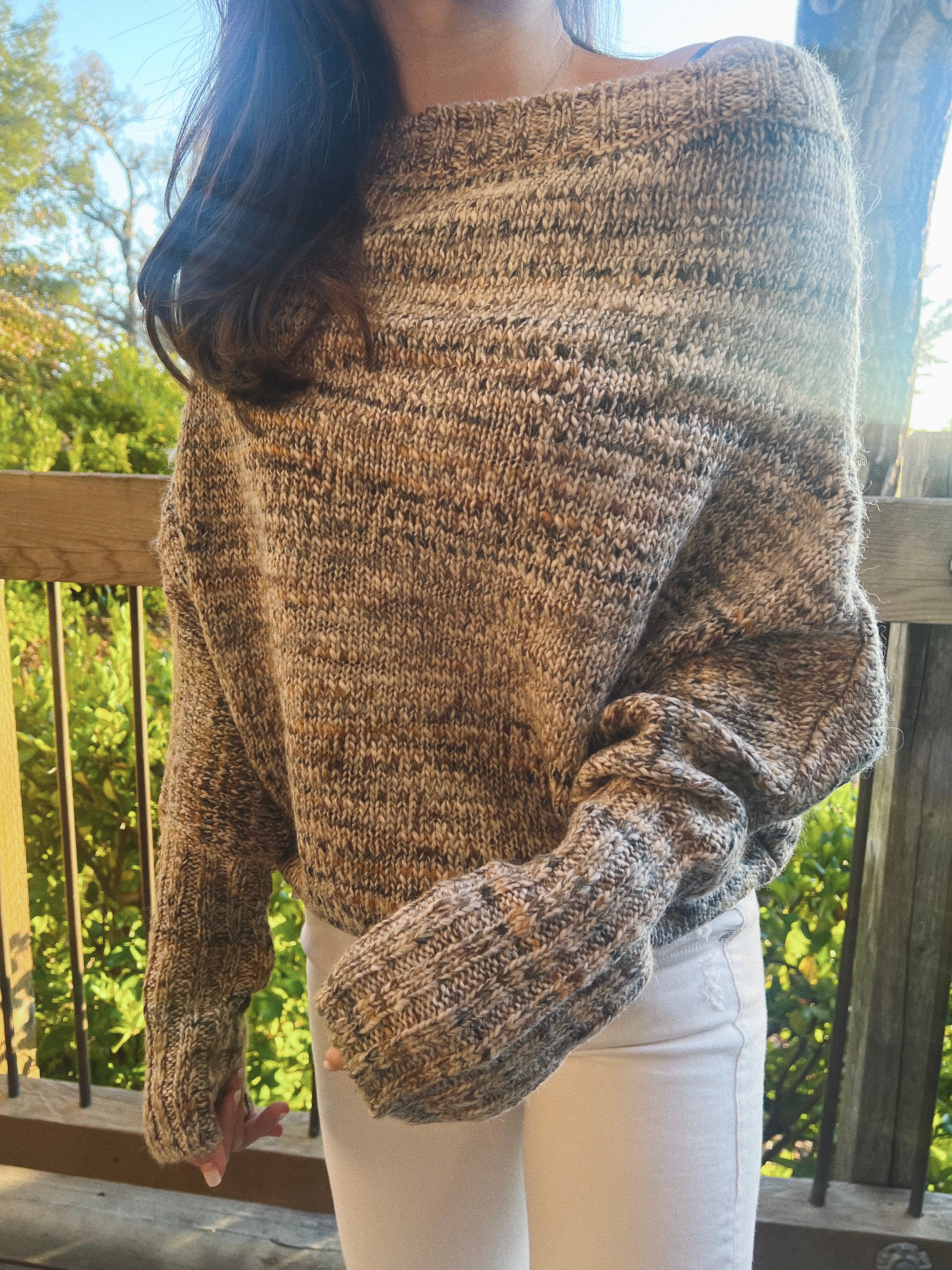 Slouchy Boatneck Sweater