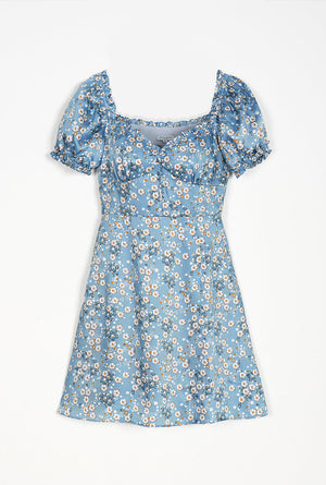 Maisy dress - Blue Floral
