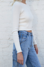 Cropped Knit Top