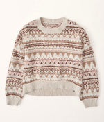 Cable Knit Fairisle Sweater