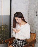 Button Up Knit Top