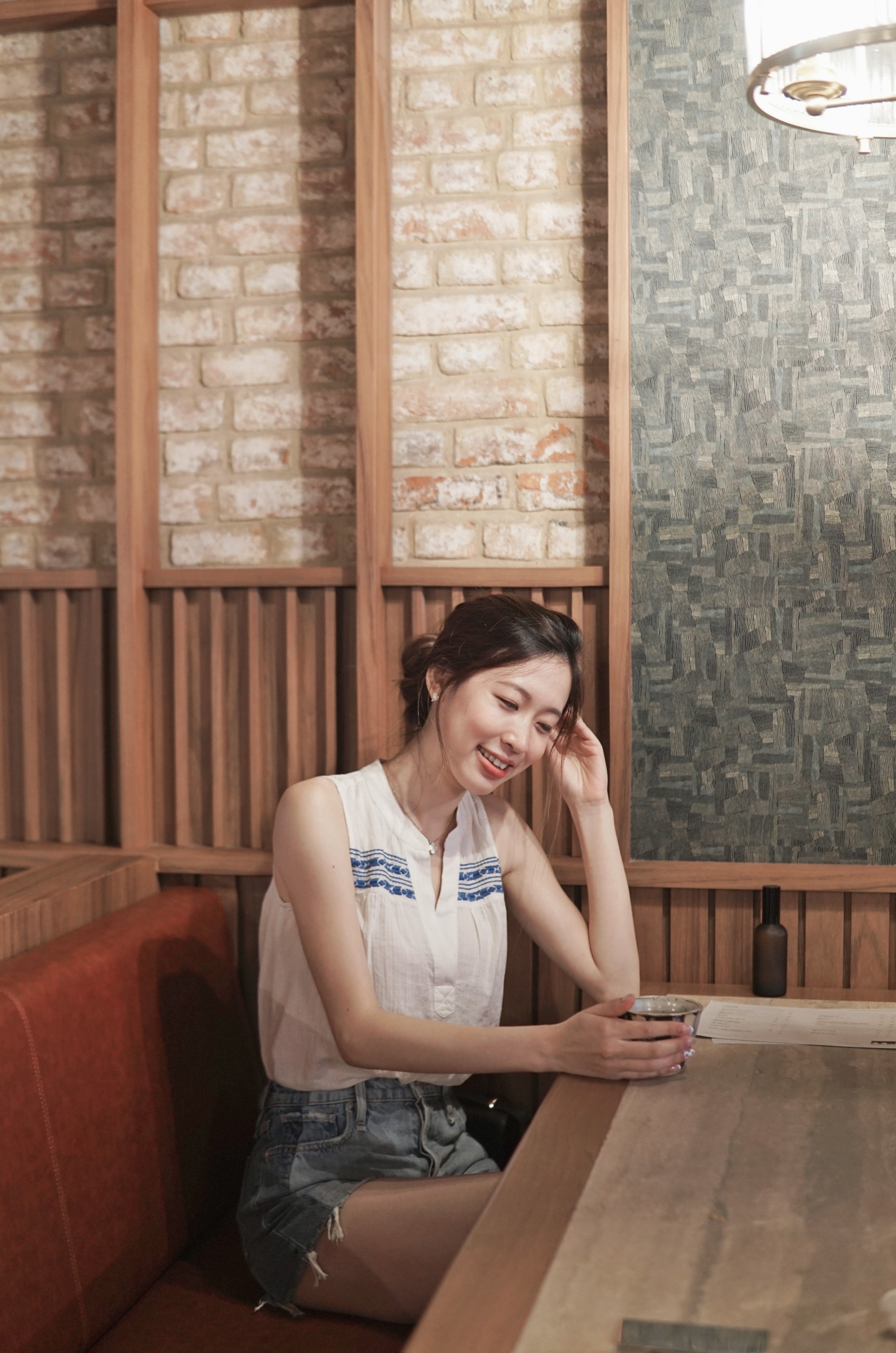 Sleeveless Embroidered Top