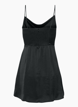 aritzia black slip dress Spades Satin Dress
